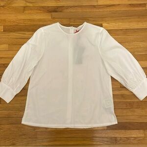 Kidichic New With Tags White Formal Blouse with Pearl Cuff Teen Girls Size 20